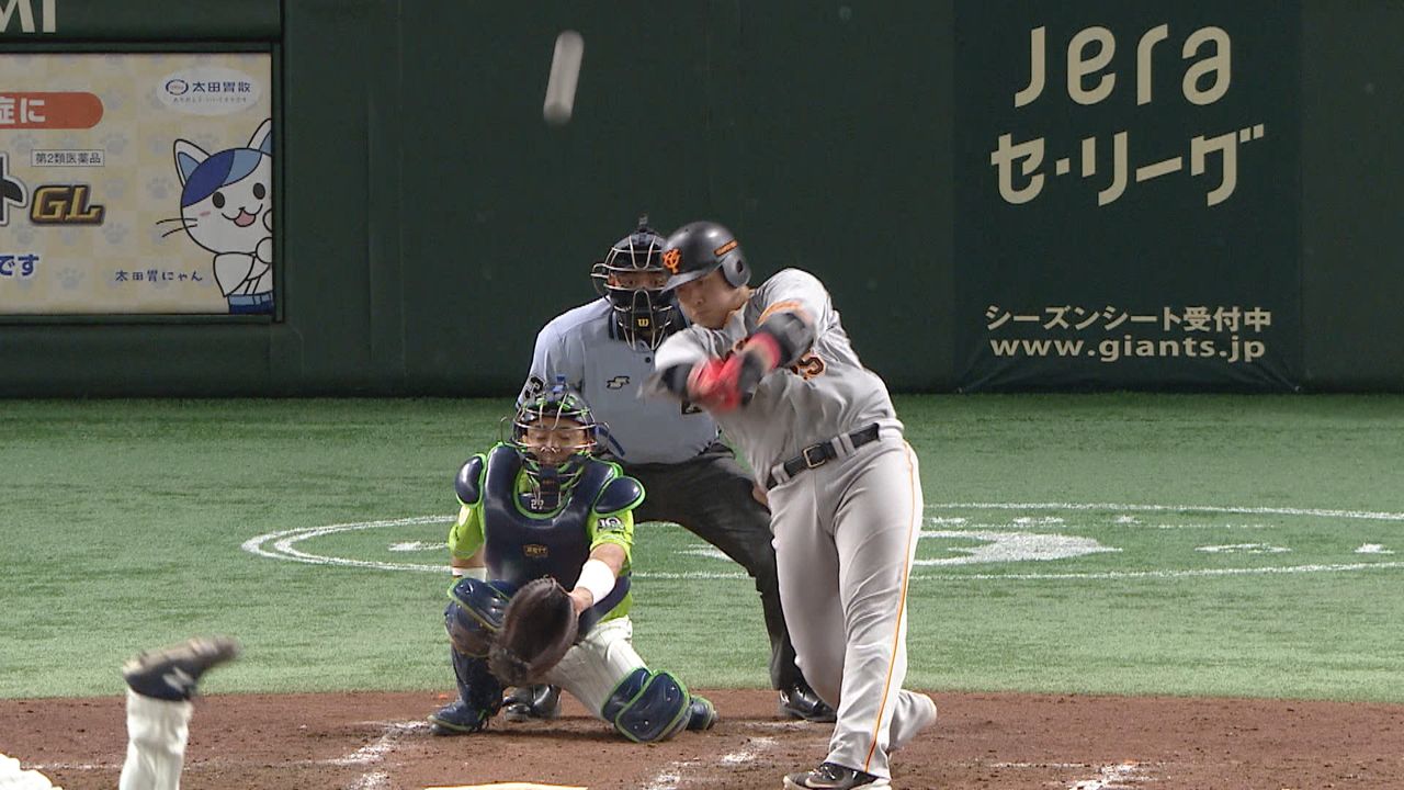 “9試合ぶり”の一発　巨人・岡本和真21号HR　打った瞬間に確信「思い切っていきました」