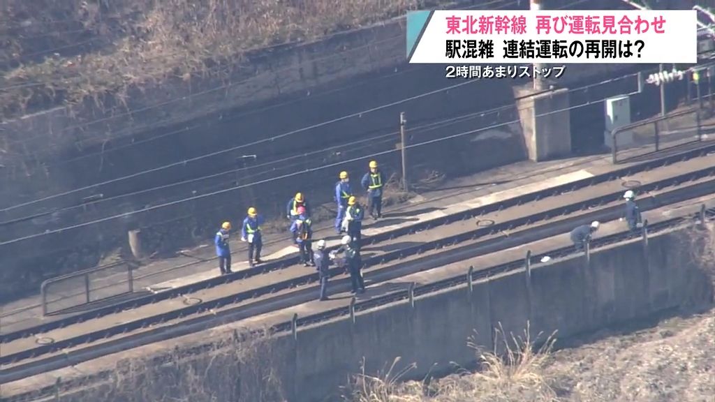 「なんであんな場所へ入れるのかな…」重大インシデントで14日まで連結中止の東北新幹線　今度は“人身事故”で一時運転見合わせ