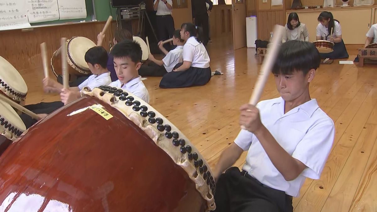 心を一つに…全校生徒7人で作る文化祭　「和太鼓演奏」に込められた思い　大分県日田市