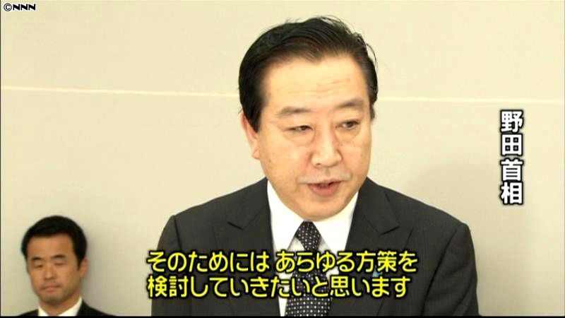 野田首相　拉致解決に向けあらゆる方策検討