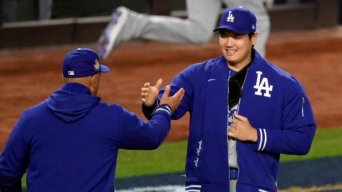 WS第3戦スタメン出場が発表されたドジャース・大谷翔平選手（写真：AP/アフロ）