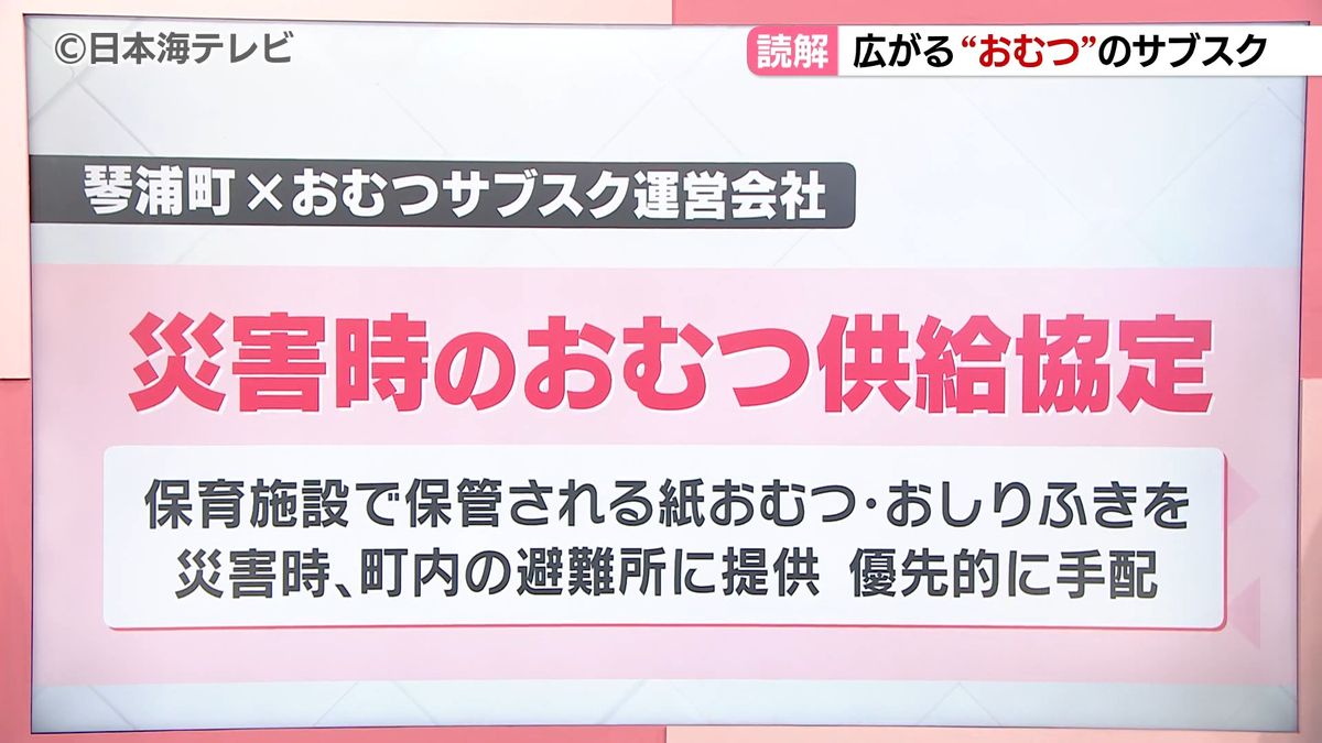 災害時のおむつ供給協定