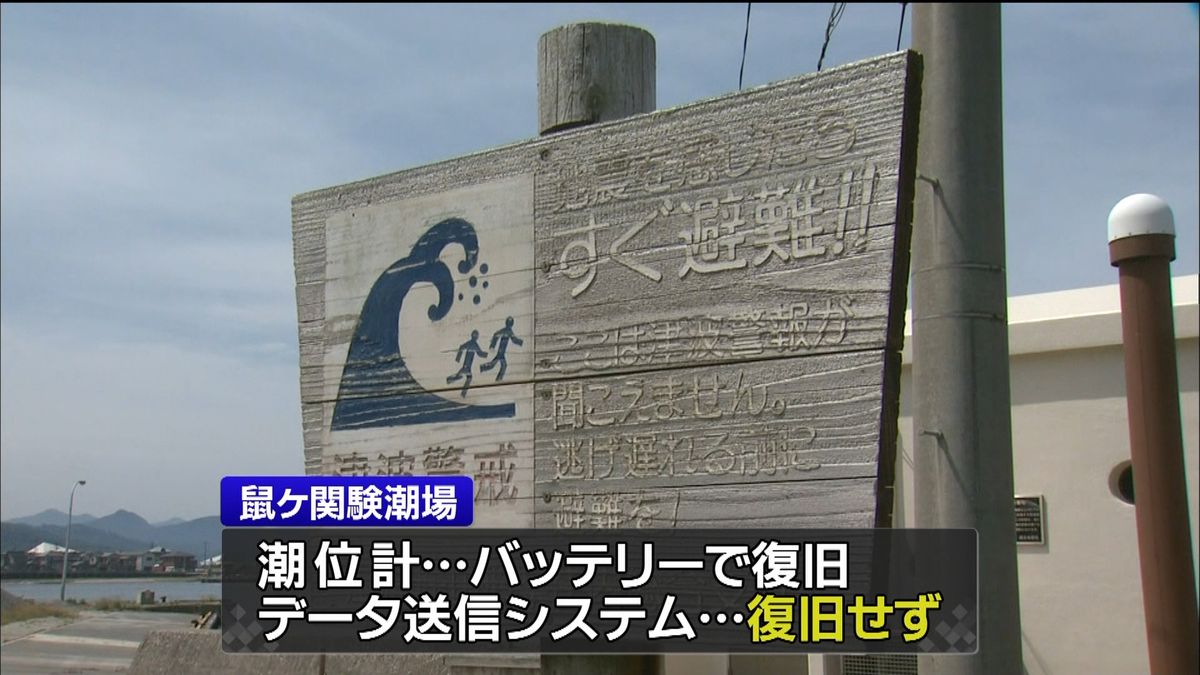 山形沖地震　停電で津波データ直ちに送れず