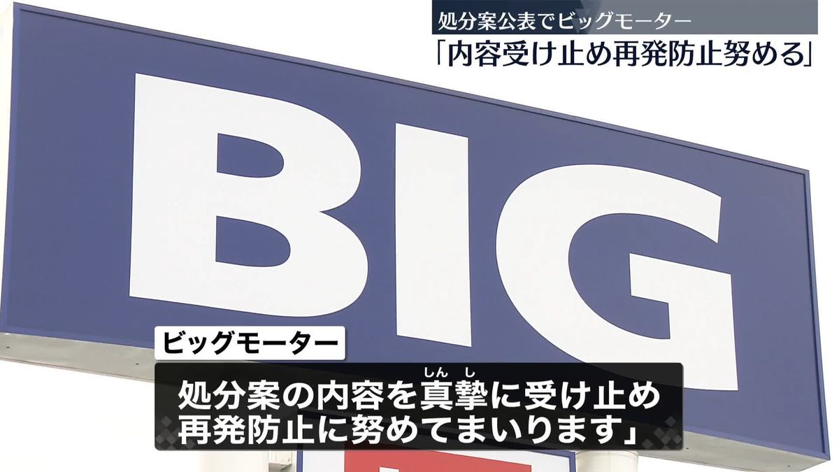 ビッグモーター「真摯に受け止め、再発防止に努める」　“民間車検場”取り消す処分案受け