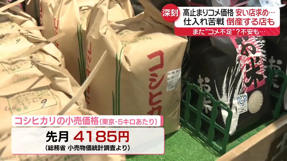 コメ価格“高止まり”農水省で意見交換　業者ら切実、仕入れに不安…安いコメの取り合いに？