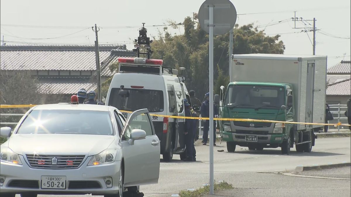 トラックが対向車3台と次々に接触→自転車と衝突して高齢男性が死亡　事故前に意識を失っていた可能性も