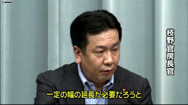 国会会期延長めぐり、協議は難航か