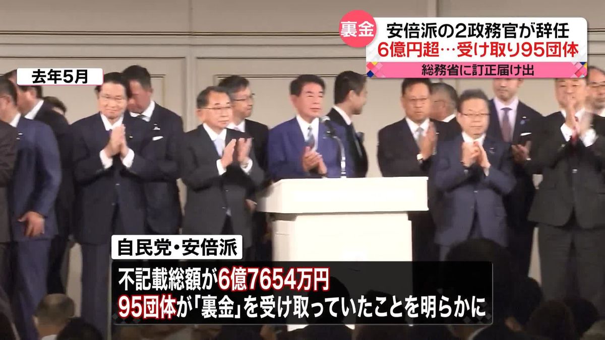 自民党・安倍派の“裏金”総額は6億円超　95団体が受け取り