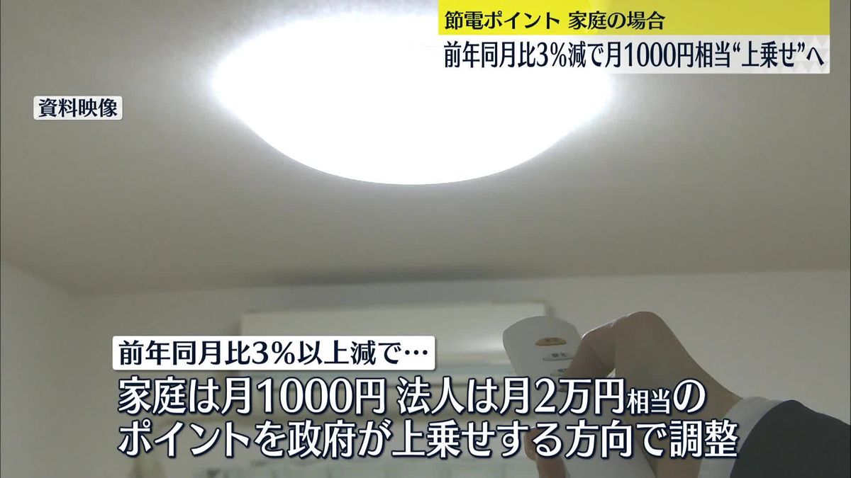 冬の電力“ひっ迫”懸念　政府が支援策…節電ポイント“上乗せ”も