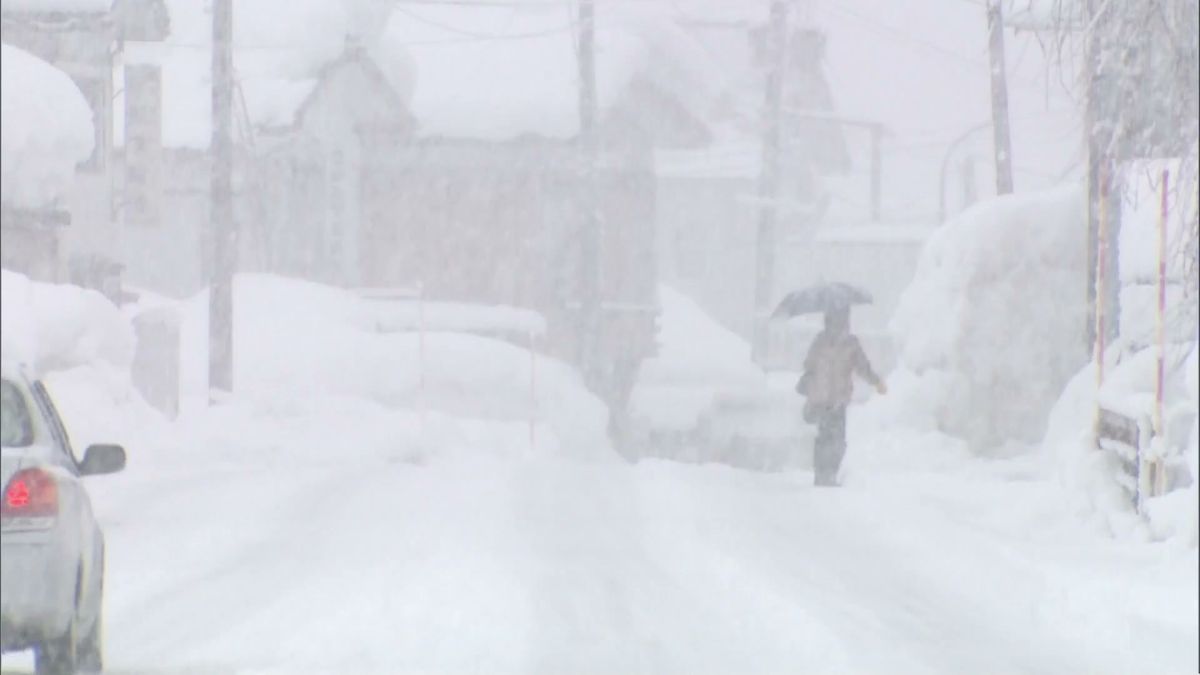 【強烈寒波】3連休も大雪警戒　中越では22日朝から23日にかけて大雪予想　交通障害に警戒を《新潟》