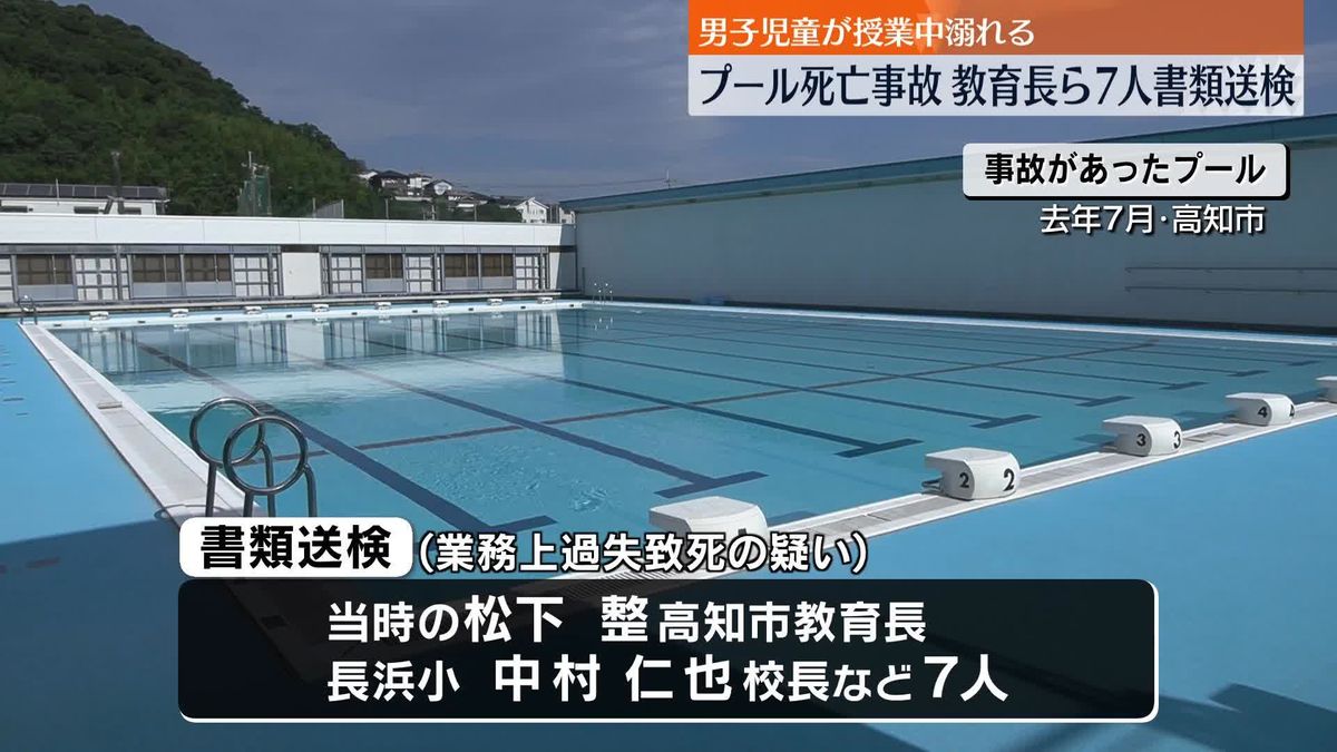 水泳授業で男児死亡　当時の教育長ら7人書類送検　高知市