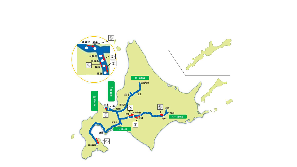 大型連休の渋滞予測（北海道）