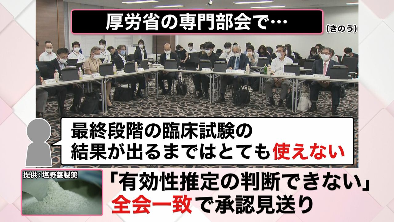 解説】初の国産…塩野義製薬の飲み薬「見送り」に “緊急承認”申請も「データ不足」指摘する声相次ぐ｜日テレNEWS NNN