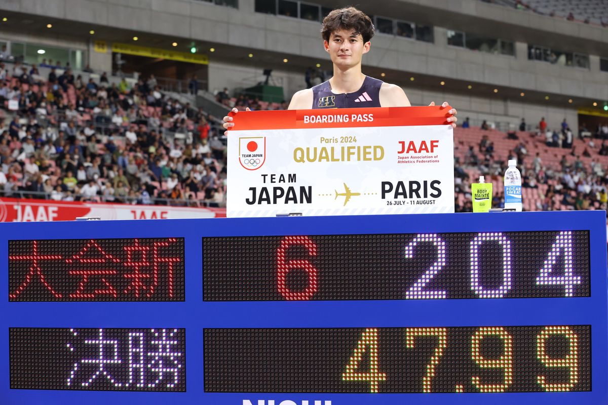 豊田兼選手が47秒99の日本歴代3位の好タイムでパリ五輪出場を決める(写真：YUTAKA/アフロスポーツ)
