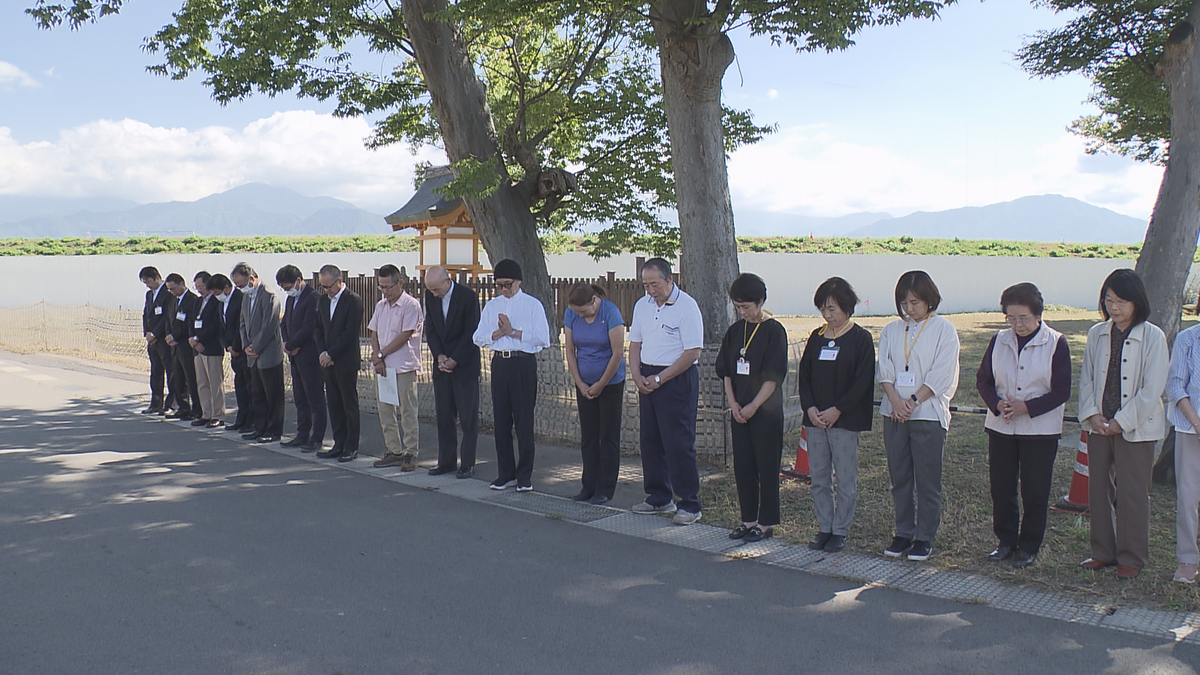 「これからに生かしていこう」台風19号災害 千曲川の堤防決壊から5年　被災地で黙とう【長野】