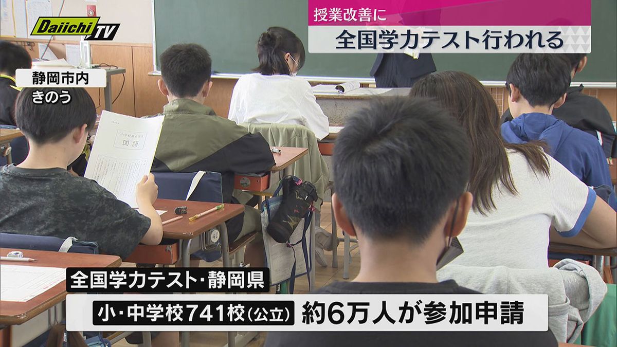 県内小・中学校も実施　全国学力テスト（静岡）