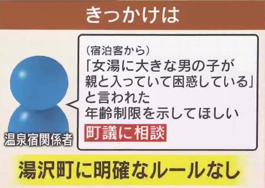 混浴条件について明確なルールなし