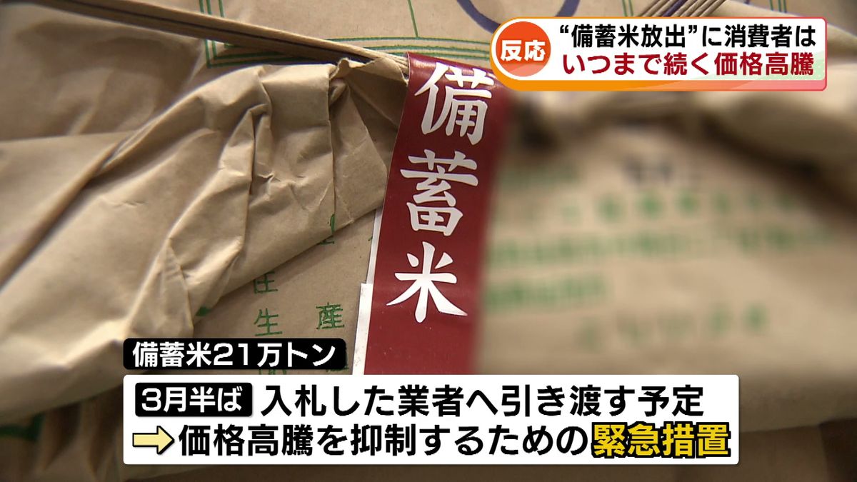 “備蓄米放出” どうなるコメの価格　高止まりにどうなる消費者は？《新潟》