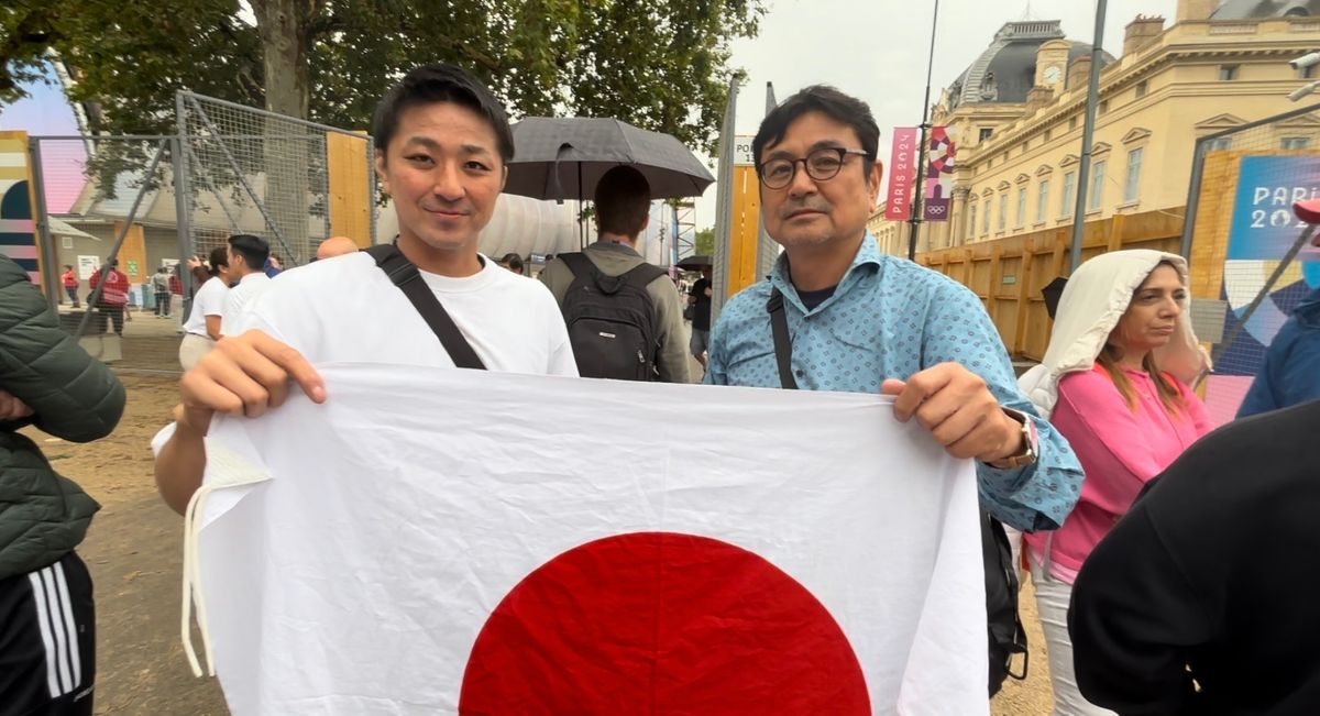 27日、柔道の試合には多くの日本人も訪れた