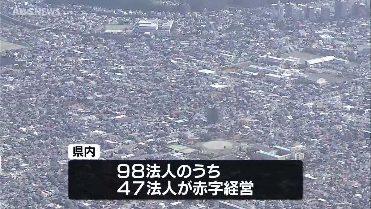 県内の第3セクターなど　約半数が赤字