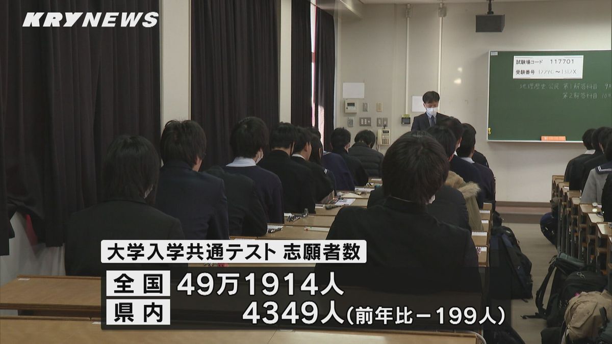 きょうから勝負の2日間 山口大学で全国一斉の「大学入学共通テスト」始まる