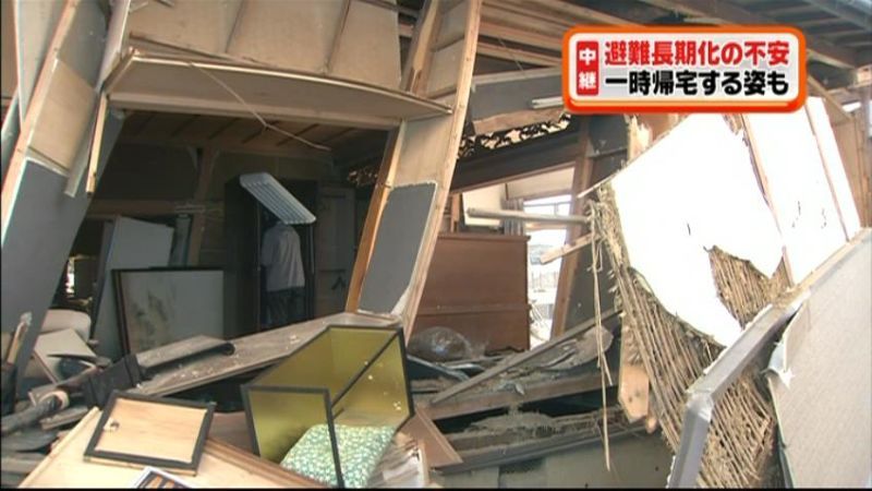 長野北部地震　首相が被災地・白馬村を視察
