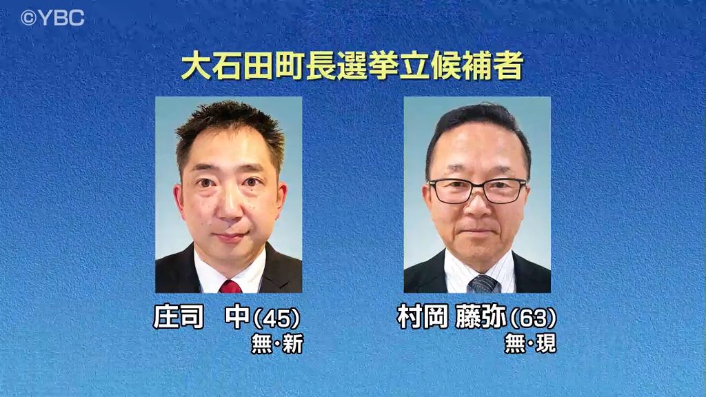 現職と新人の一騎打ち  山形県大石田町の町長選挙投票始まる  有権者の約3人に1人が期日前投票