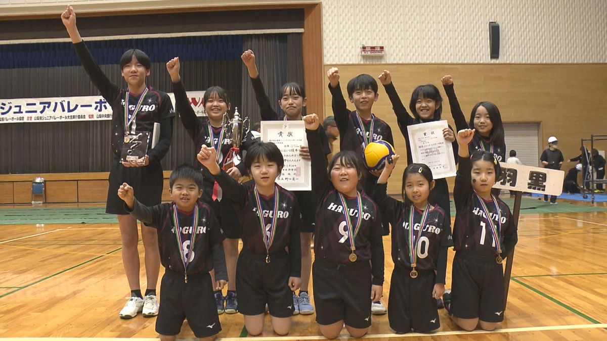 小学生混合優勝の羽黒