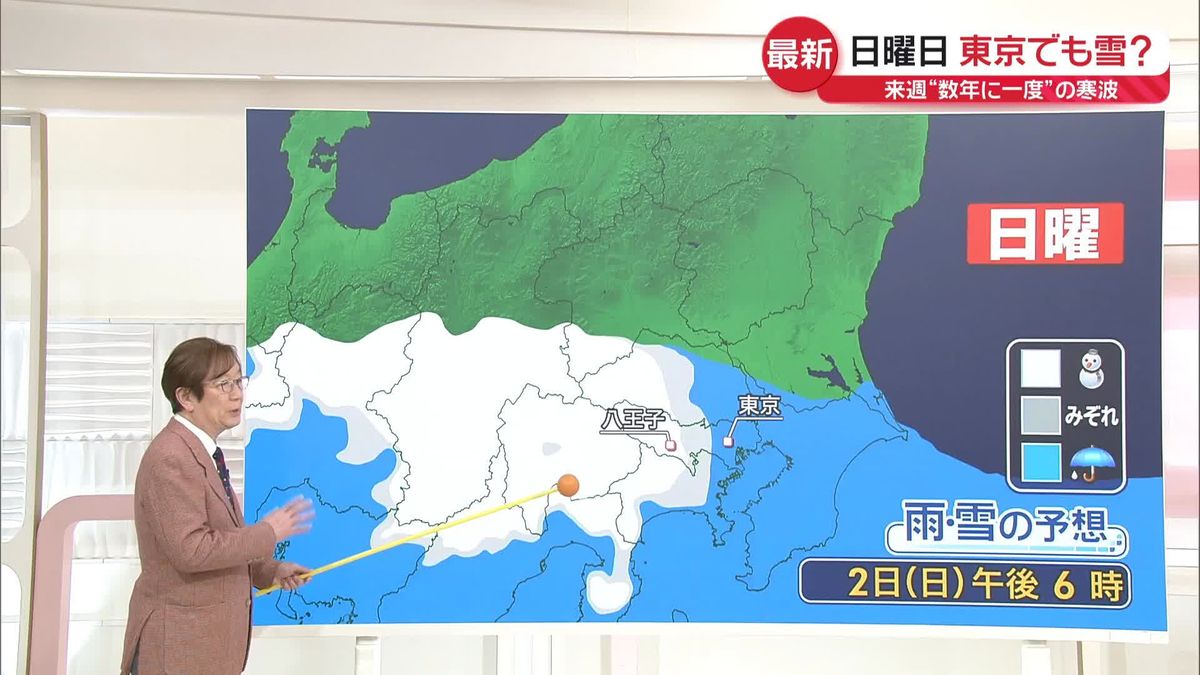 【気象解説】日曜日は東京でも雪？　来週“数年に一度”の寒波襲来…広い範囲で大雪おそれ