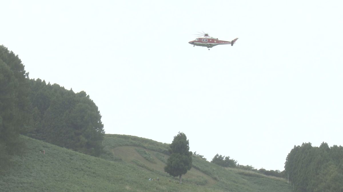 「登山の際は天候や安全管理を」　防災ヘリと鶴岡市消防本部が合同訓練で連携確認