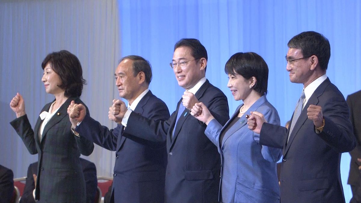 岸田新総裁を選出　戦い終えた４人の発言