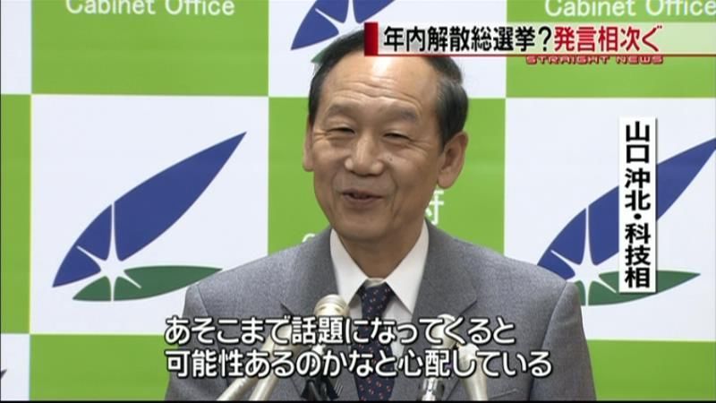 年内解散総選挙？１９日にも解散との臆測も