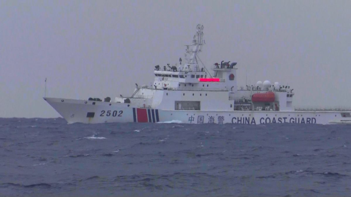中国に2日連続抗議…中国海警局船が日本の領海に侵入