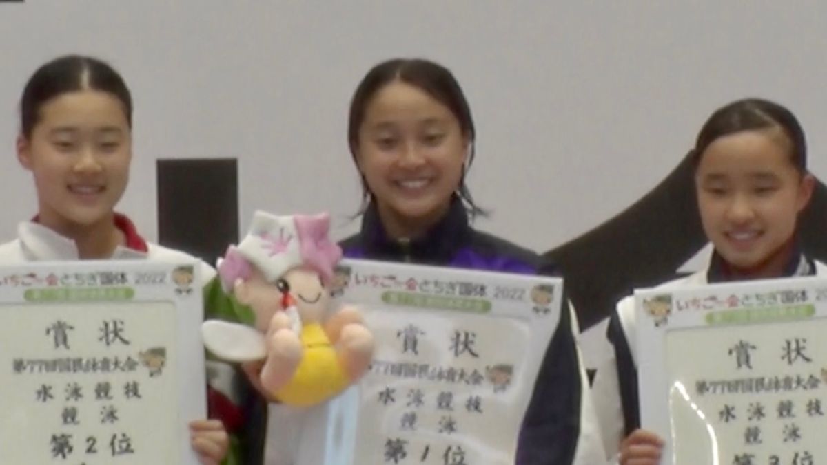 競泳・15歳成田実生が4冠！　驚異の“出場全種目で自己ベスト更新”
