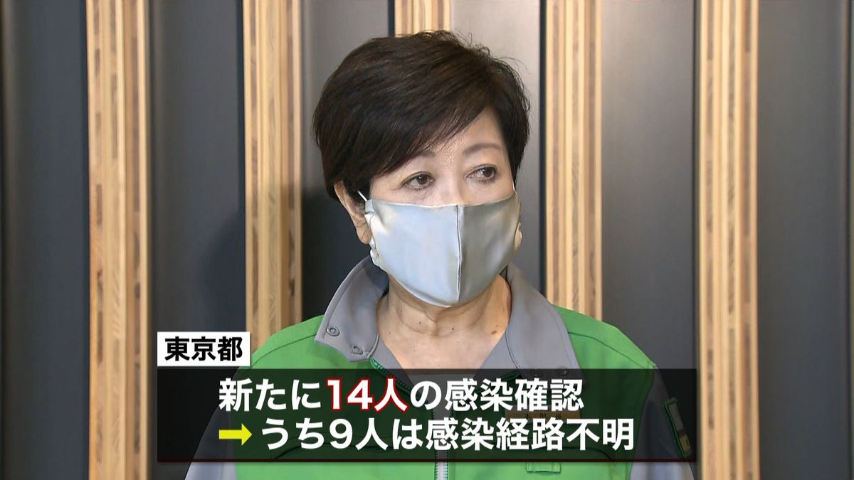 東京で１４人感染　６人が夜の歓楽街に関連