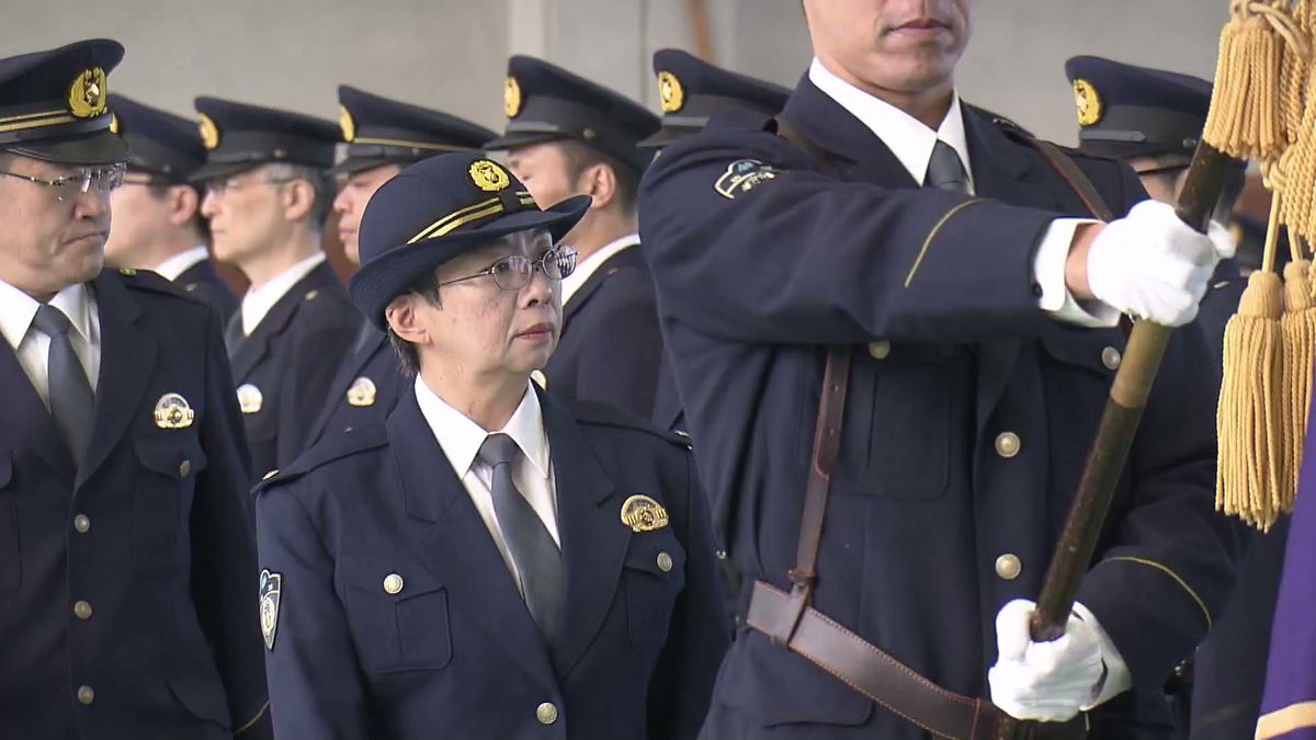 新潟県警の本部長点検　「安心して暮らせる新潟に」　警察官の士気を高める　《新潟》