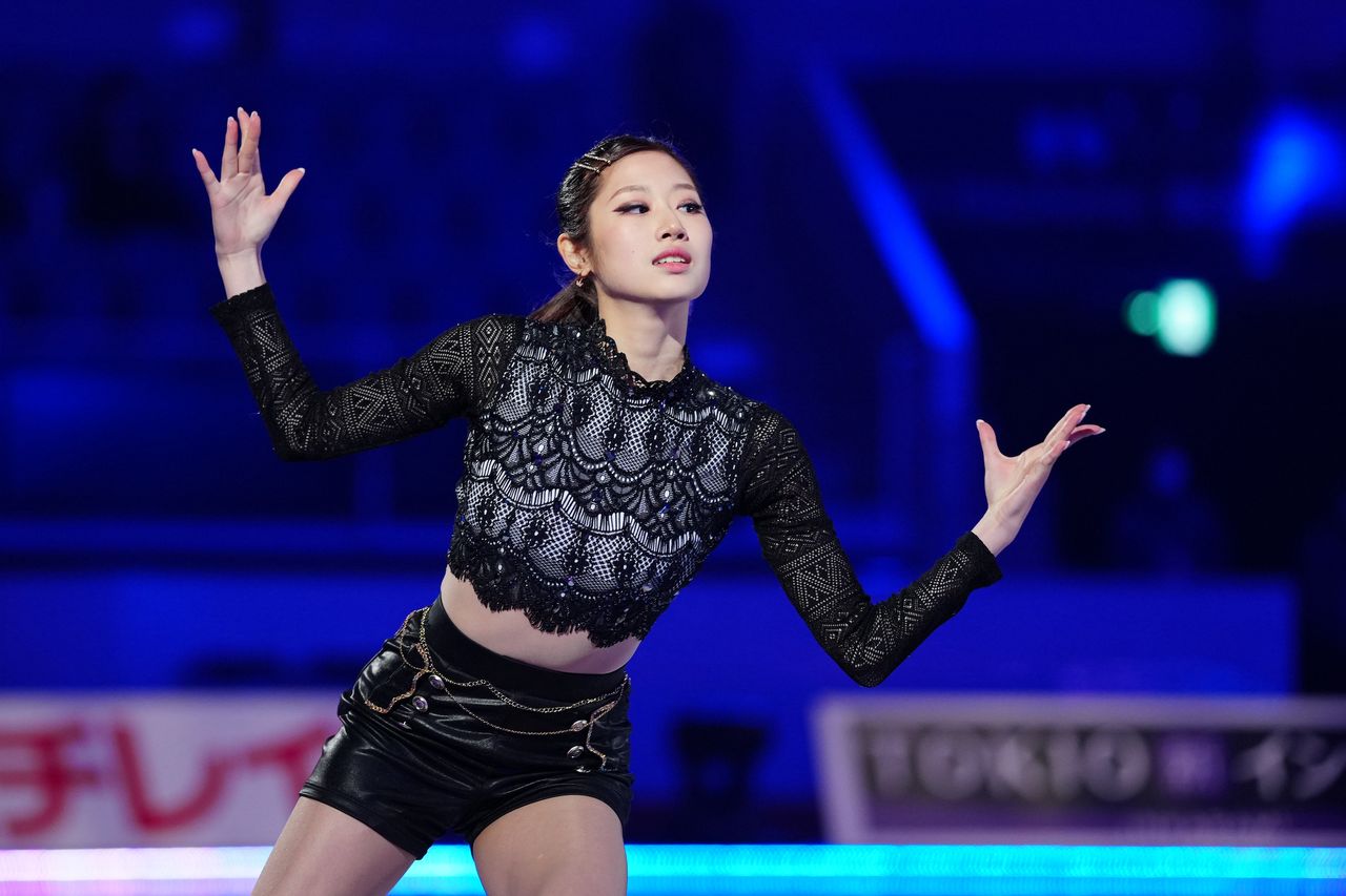 世界選手権銀イ・ヘイン BLACKPINKに乗せた新エキシ 本家彷彿とさせるダンスも｜日テレNEWS NNN