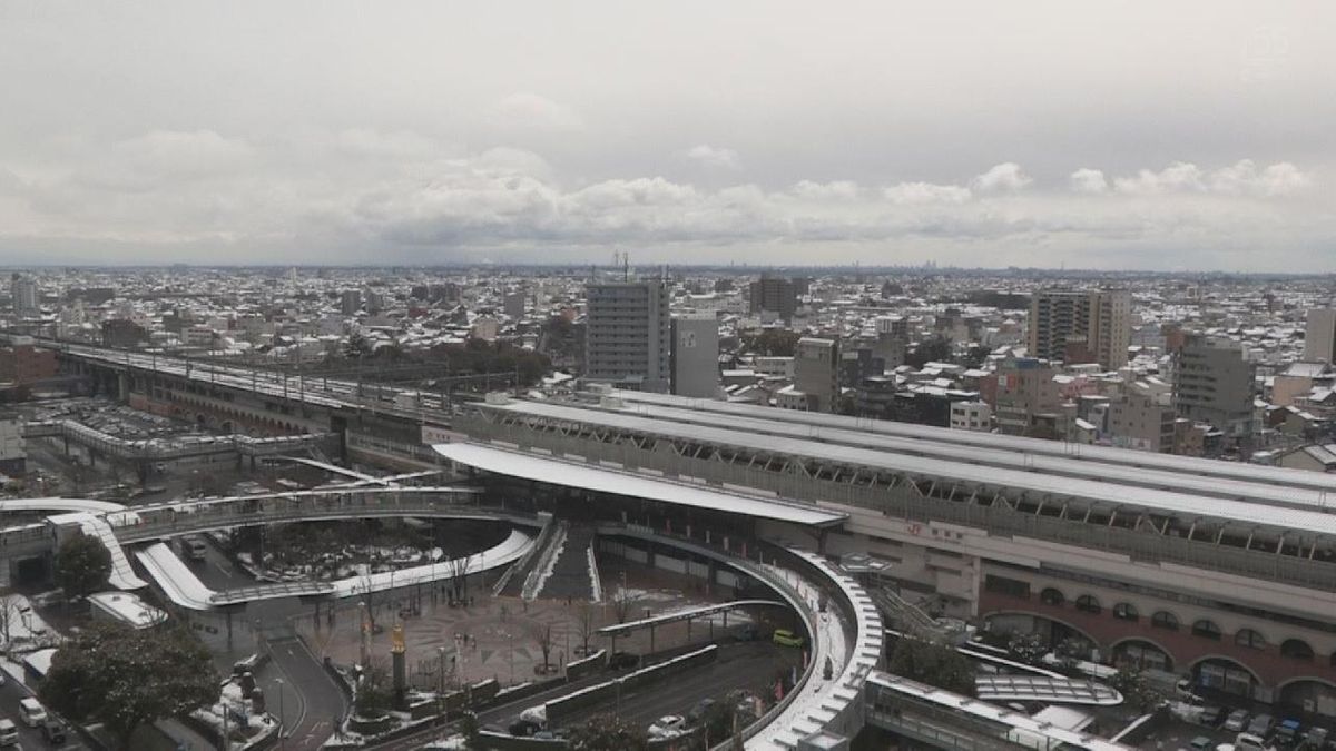 名古屋でも一時雪 岐阜市４センチ積雪   ”強烈寒波” 東海地方の平野部でも積雪 午前11時現在