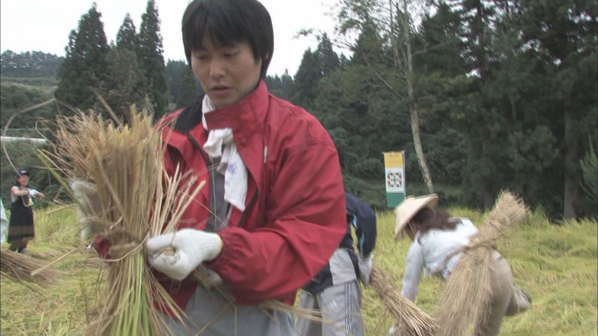 池谷集落で活動する多田さん