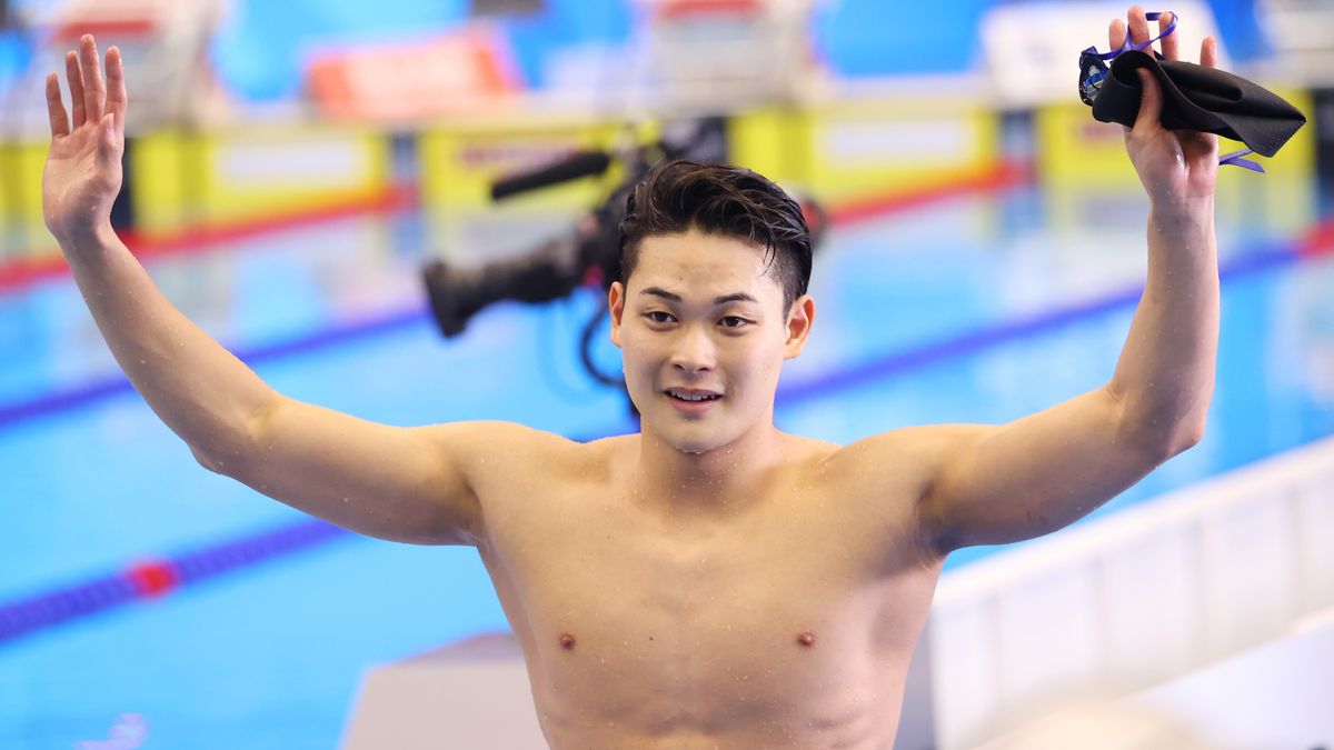 競泳・決勝に進出した小方颯選手（写真:YUTAKA/アフロスポーツ）