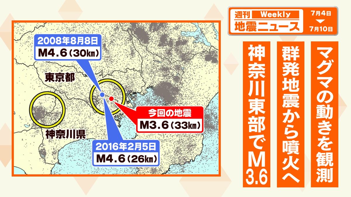 神奈川東部を震源とする地震　首都直下地震の関連は
