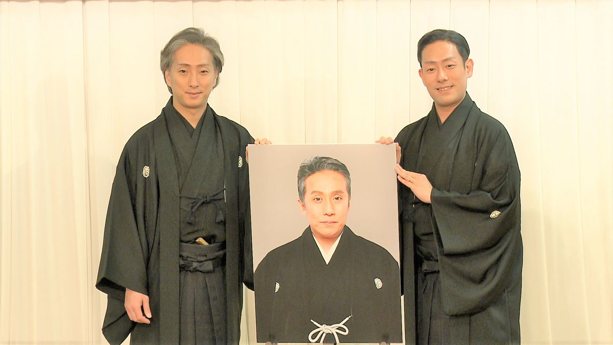 （左から）中村七之助さん、中村勘九郎さん