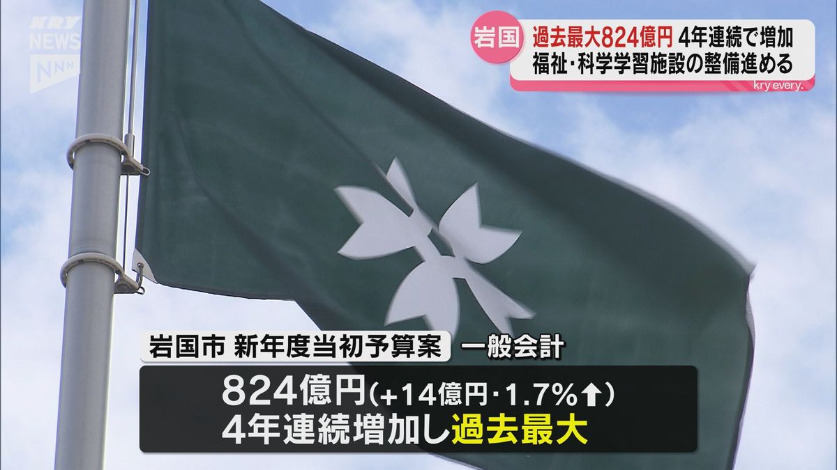 岩国市が過去最大の824億円となる当初予算案を発表／福祉・交流のまちづくり拠点施設整備も完成へ