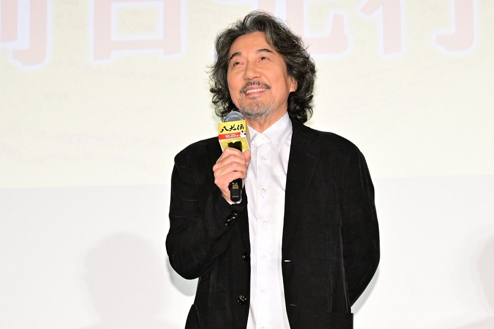 役者を長く続ける秘けつを語った役所さん　（C）2024 『八犬伝』FILM PARTNERS.