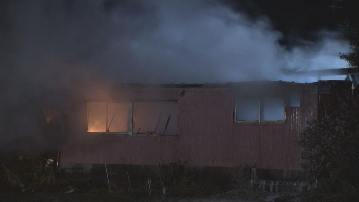 木造平屋建ての住宅で火事　住人の80代の男性と連絡取れず　岐阜・羽島市