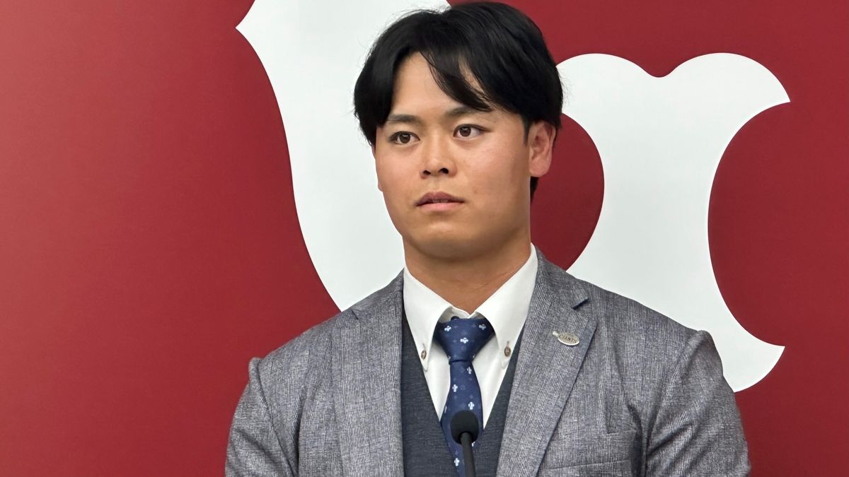 オフは野球漬け？「寝る前までバットは振れます」巨人・中山礼都は現状維持でサイン【契約更改】