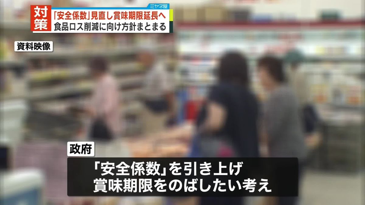 食品ロス削減に向け「安全係数」見直しへ　賞味期限延長の考え　消費者庁など