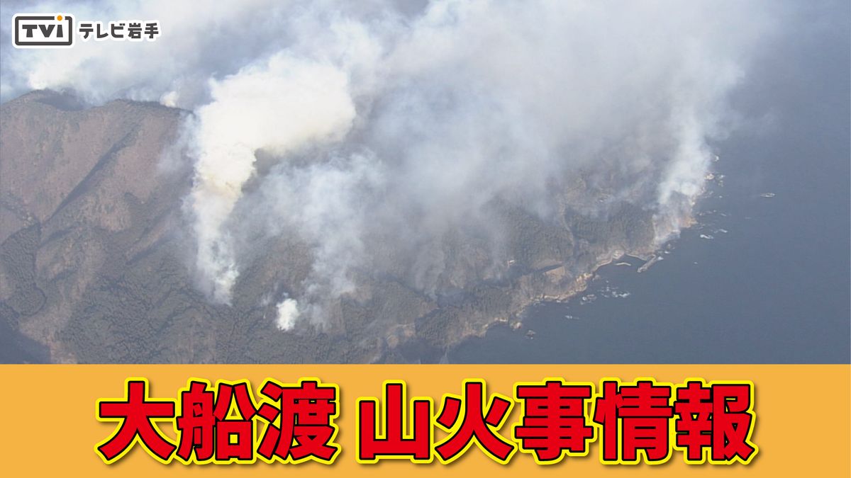 焼損面積が約2100ヘクタールに拡大　大船渡山林火災＜3日午前7時現在＞　　