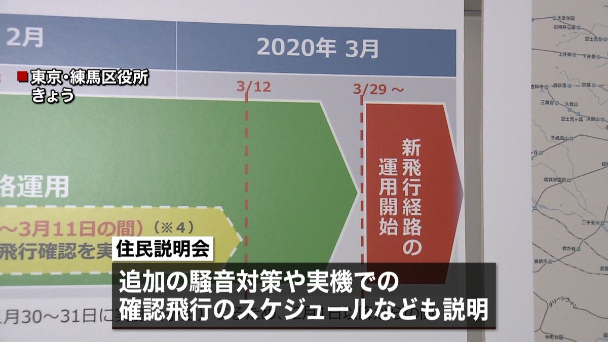 羽田空港・新飛行ルート　周辺住民に説明会