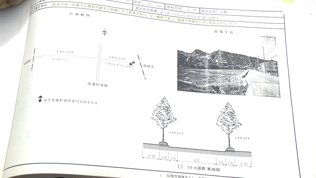 原野さんが所有していた計画書